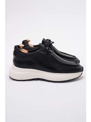 Faruk Balkanas Ikon Model Hakiki Floater Deri Casual Sneakers Ayakkabı