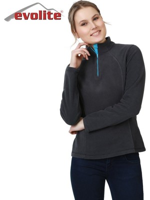Evolite Fuga Kadın Mikro Polar Sweater - Gri