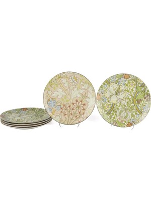 UltraMint 6'lı Lily Grace 27CM Servis Tabağı Seti, Şık ve Kullanışlı Tasarım