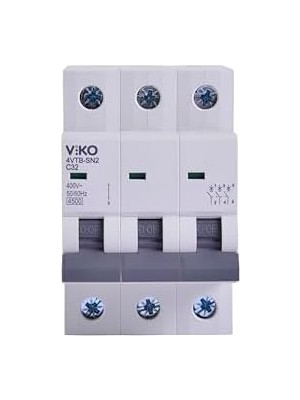 Storemax 4VTB-3C32 Otomatik Sigorta 4,5ka C Tipi 3 Kutup 32A