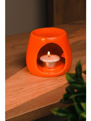 Love Bundles Turuncu | Seramik El Yapımı Buhurdanlık