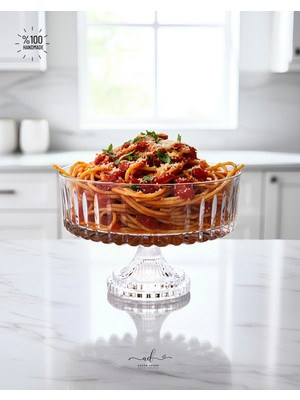 UltraMint El Işçiliği Dekoratif Sunum Kasesi 25 cm Ayaklı