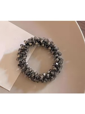 TrendyChic Ikili Kristal Taşlı Lastik Toka