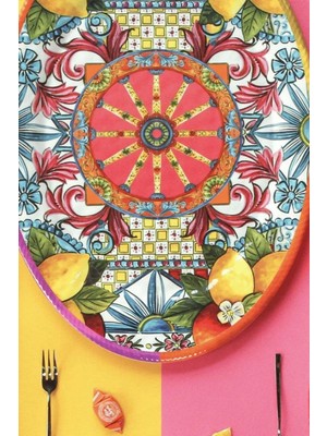 UltraMint 50X30 cm Geniş Servis Tabağı, Şık ve Dayanıklı Tasarım