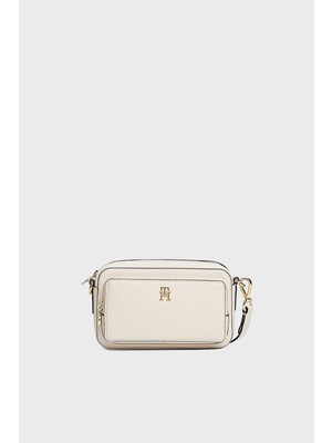 Tommy Hilfiger Logolu Ayarlanabilir Askılı Çanta Bayan Çanta AW0AW18120 Aeo