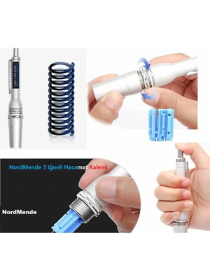 TrentCo Hacamat Kalemi 3 Iğneli 100  Iğne Hediye - Lisinya