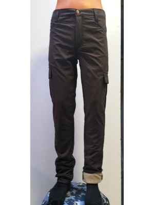 Beyzdenim Power Likran Bekçi ve Normal Giyim Kargo Pantolon(Polarlı) Gabardin (Kot) Pamuk