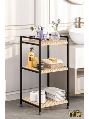 UltraMint Ahşap Çok Amaçlı Banyo ve Mutfak Rafı, Organizer, Dolap Süsü