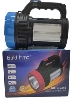 Epilons Kullanımı Kolay Şarj Edilebilir 3 Watt LED GHTC-2315 El Feneri