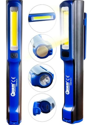 Epilons Arm ESEN102-A 240 Lümen Mıknatıslı Şarjlı Tamirci Feneri