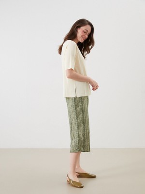 Lc Waikiki Yeni Sezon Beli Lastikli Desenli Kadın Kapri