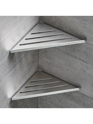 UltraMint Paslanmaz Çelik Üçgen Banyo Köşeliği Rafı Seti, Duşakabin Için