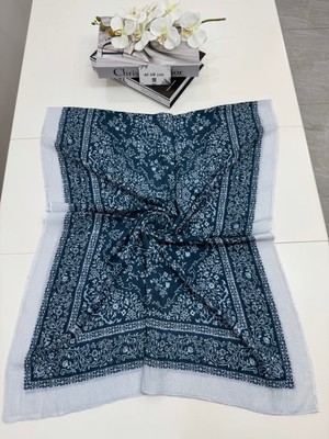 Acar İpek Etnik Desen Bambu Kraş Şal