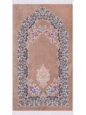 Bursa İpek Camel Jüriye Desen Özel Dokuma Seccade