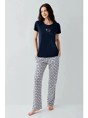 Arnetta Kısa Kol Kadın Pijama Takım 3555