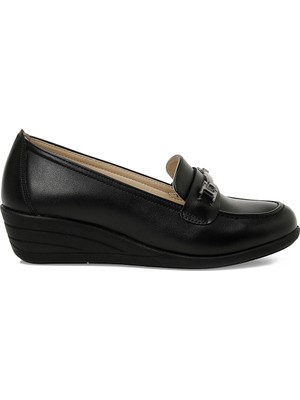 Polaris 166734.Z6FX Siyah Kadın Loafer