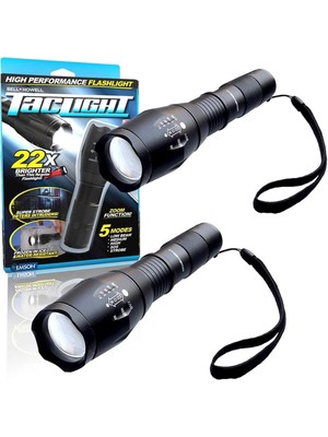 Epilons Pilli Parlak LED 5 Mod Ampul Suya Dayanıklı Mini El Feneri