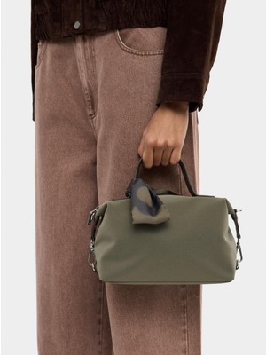 Parfois Kadife Dokulu Tote Çanta