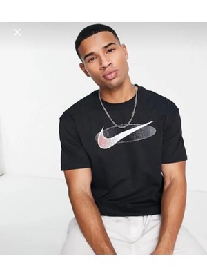 Nike Sportswear Tee M90 Swoosh Siyah Erkek T-Shirt DZ2995-010