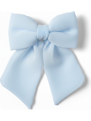 Jz Moda Şifon Fiyonk Otomatik Klipsli Toka - Farklı Renk Seçenekli Kurdele Saç Aksesuarı