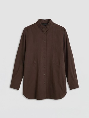 LC Waikiki Hakim Yaka Poplin Kadın Gömlek Tunik  (S6)