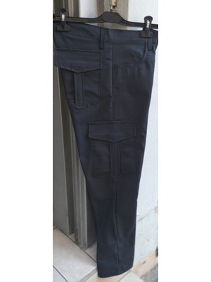 Beyzdenim Füme Kargo Esnek Taktikal Buyuk Beden Ripsstop Pantolon
