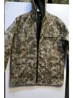 Beyzdenim K.kuvvetleri Nano Kamuflaj Avcı ve Yürüyüş Için Kaban Mont Nefes Alan Su Itiçi