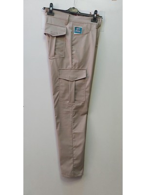 Beyzdenim Taş Rengi Esnek Su Itiçi Rıpsstop Kargo Taktikal Buyuk Beden Pantolon