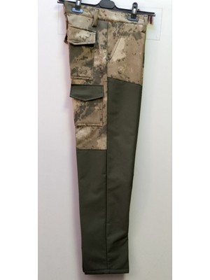 Beyzdenim Çöl Haki Polarlı Su Gecirmez Erkek Pantolon 6 Cep ile Günlük Stil ve Regular Kesim