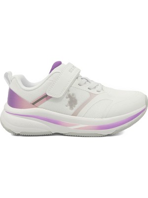 U.s. Polo Assn. Yute Jr 5pr Beyaz Kız Çocuk Spor Ayakkabı