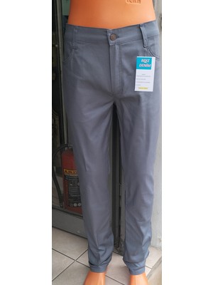 Beyzdenim Yazlık Mavi Keten Pantolon Klasik  Kot Kesimi Büyük Beden