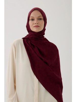 Valentino Orlandi Logo Serisi Monogram Şal - 06244 Kırmızı