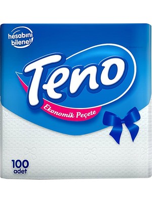 Teno 100 Adet Peçete 32 Paket, 22,5 x 26.5 cm