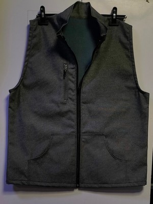 Beyzdenim Erkek Iş İçin Alev Yürütmez Hafif Şardonlu Yelek 4 Mevsimlik Pamuk Kumaş