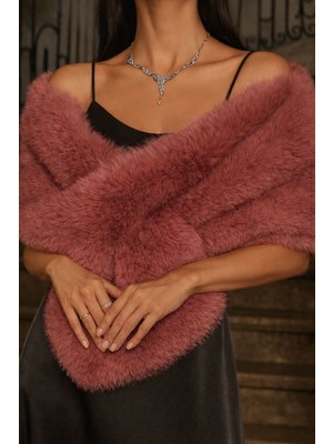 Laviyonsa Kışlık Kürk Etol Davet Şalı