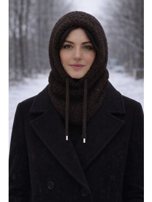 Laviyonsa Tiftik Dokuma Triko Balaclava Bere