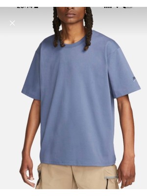 Nike Sportswear Tech Pack T-Shirt Blue Bol Kalıp Erkek Mavi T-Shirt FB4395-491