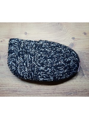 Neolife Büyükanneye Hediye Nostaljik Çok Renkli El Örgüsü Yün Patik - Tekli