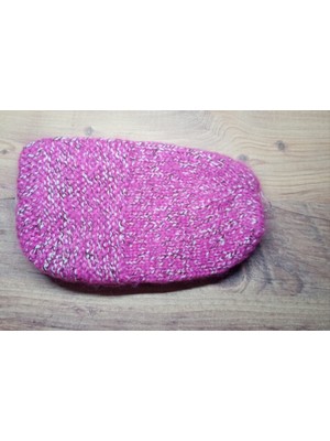 Neolife Büyükanneye Hediye Nostaljik Çok Renkli El Örgüsü Yün Patik - Tekli