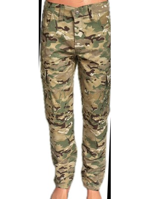 Beyzdenim Kamuflaj Kargo Pantolon Ripsstop Hafif Su Itiçi Askeri Kumaş