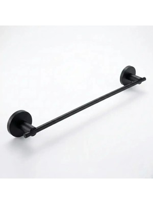 UltraMint Paslanmaz Uzun Havluluk, Siyah, Duvara Monte, Modern Tasarım