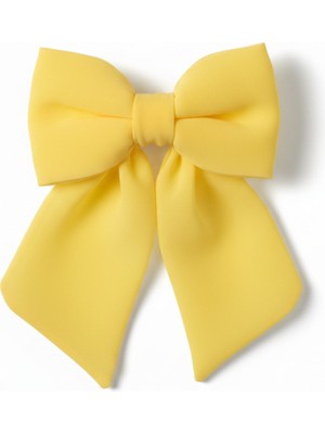 Jz Moda Şifon Fiyonk Otomatik Klipsli Toka - Farklı Renk Seçenekli Kurdele Saç Aksesuarı