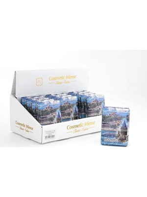 Üreticiniz Ashwork Taşlı Istanbul Tasarımı El Aynası Kalın ALK2486 587455