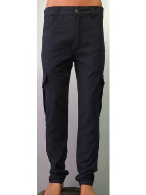 Beyzdenim Lacivert Ripsstop Taktikal Kargo Pantolon 6 Cep Özelliği ile Günlük Kullanım için Rahat Tasarım