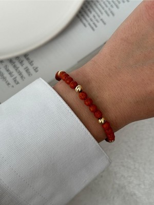 Miliva Doğal Sedef Taşlı Bileklik | Doğal Taş Bileklik