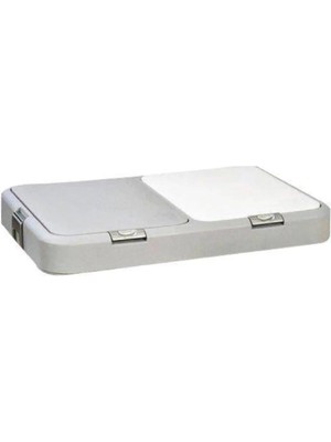 UltraMint Motek 80 Litre Çift Gözlü Kirli Çamaşır Sepeti Yedek ve Üst Kapakli