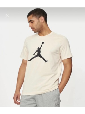 Nike Jordan Jumpman Short Sleeve Krem Erkek T-Shirt CJ0921-203