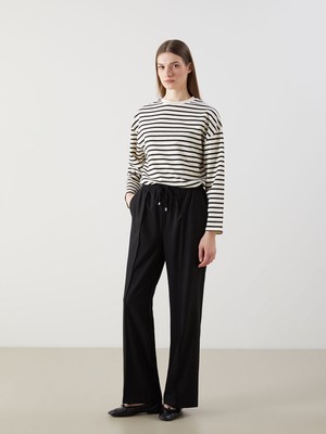 Lc Waikiki Yeni Sezon Beli Lastikli Geniş Paça Kadın Pantolon