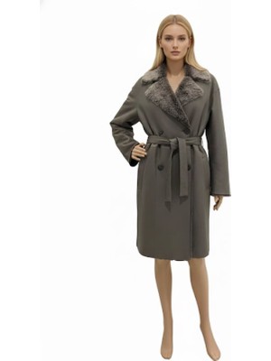 Paolo Framinco PF-032 Kuzu Derisi Gri Kürk Kuzu Kaban