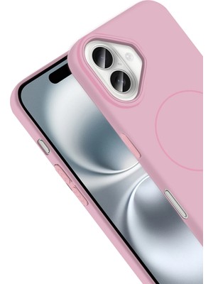 AyrStore Iphone 16 Broş Magsafe Kapak - Siyah